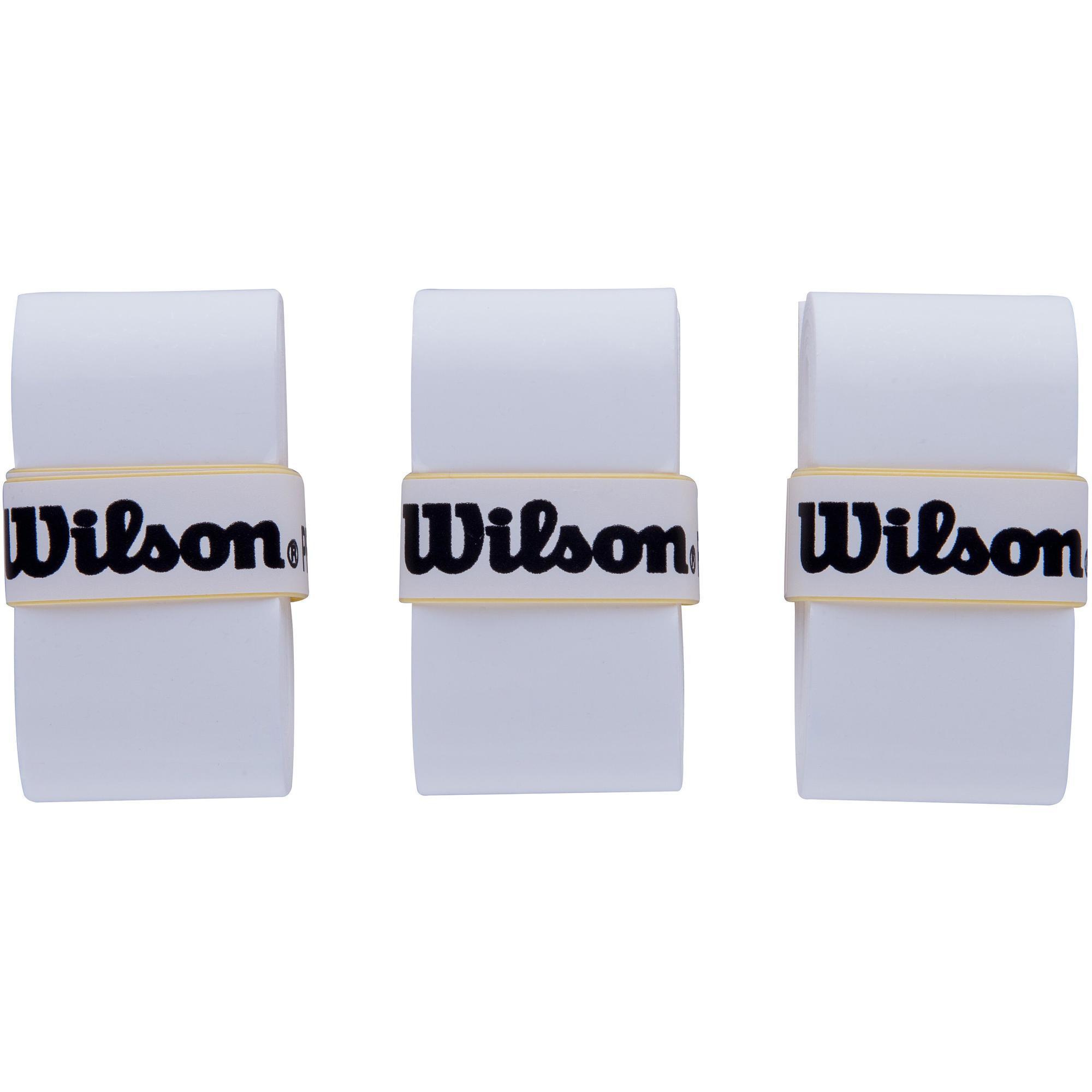 Wilson PRO OVERGRIP SENSATION 3er Pack weiß 