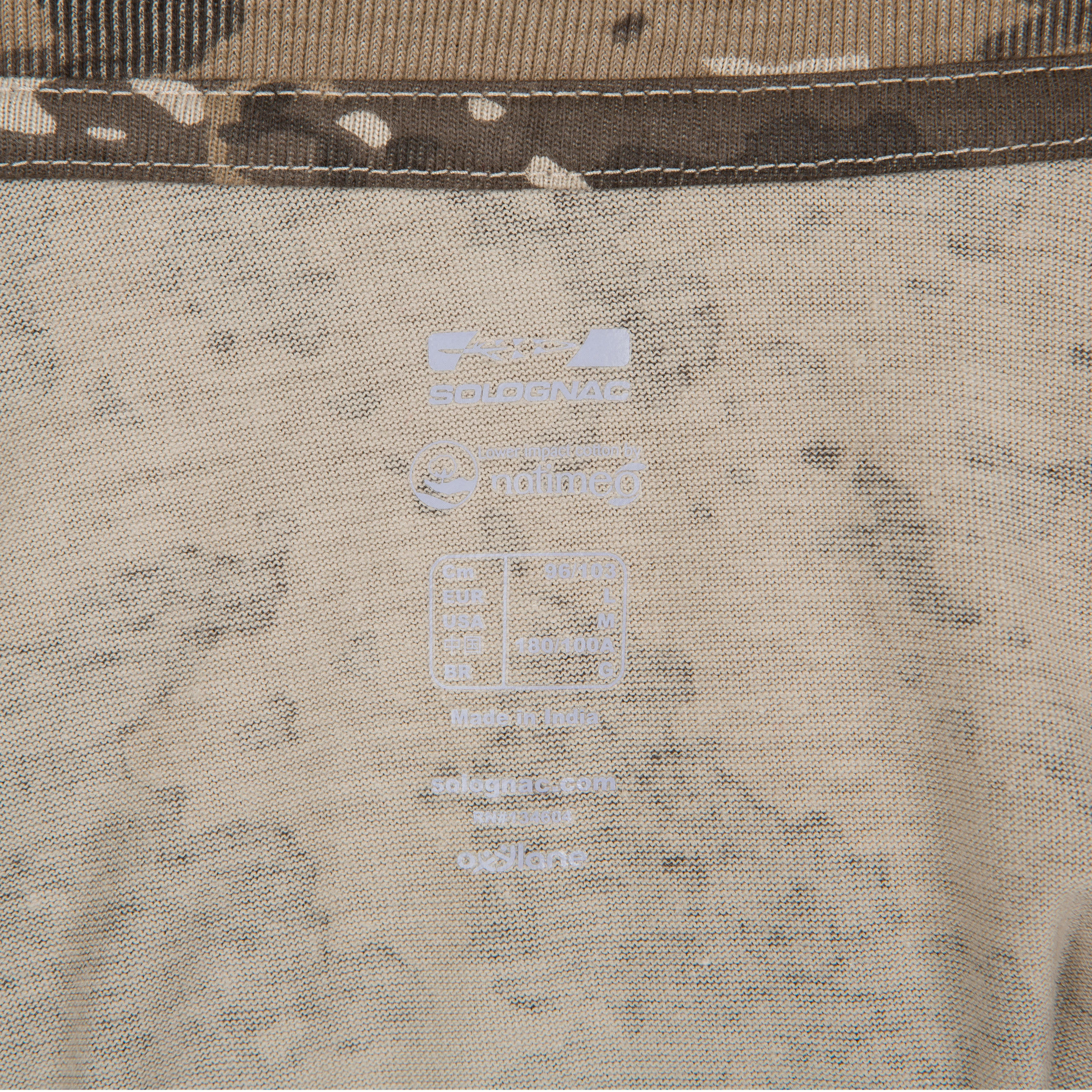 

Men's T-Shirt SG-100 Camo Brown -  By SOLOGNAC | Decathlon