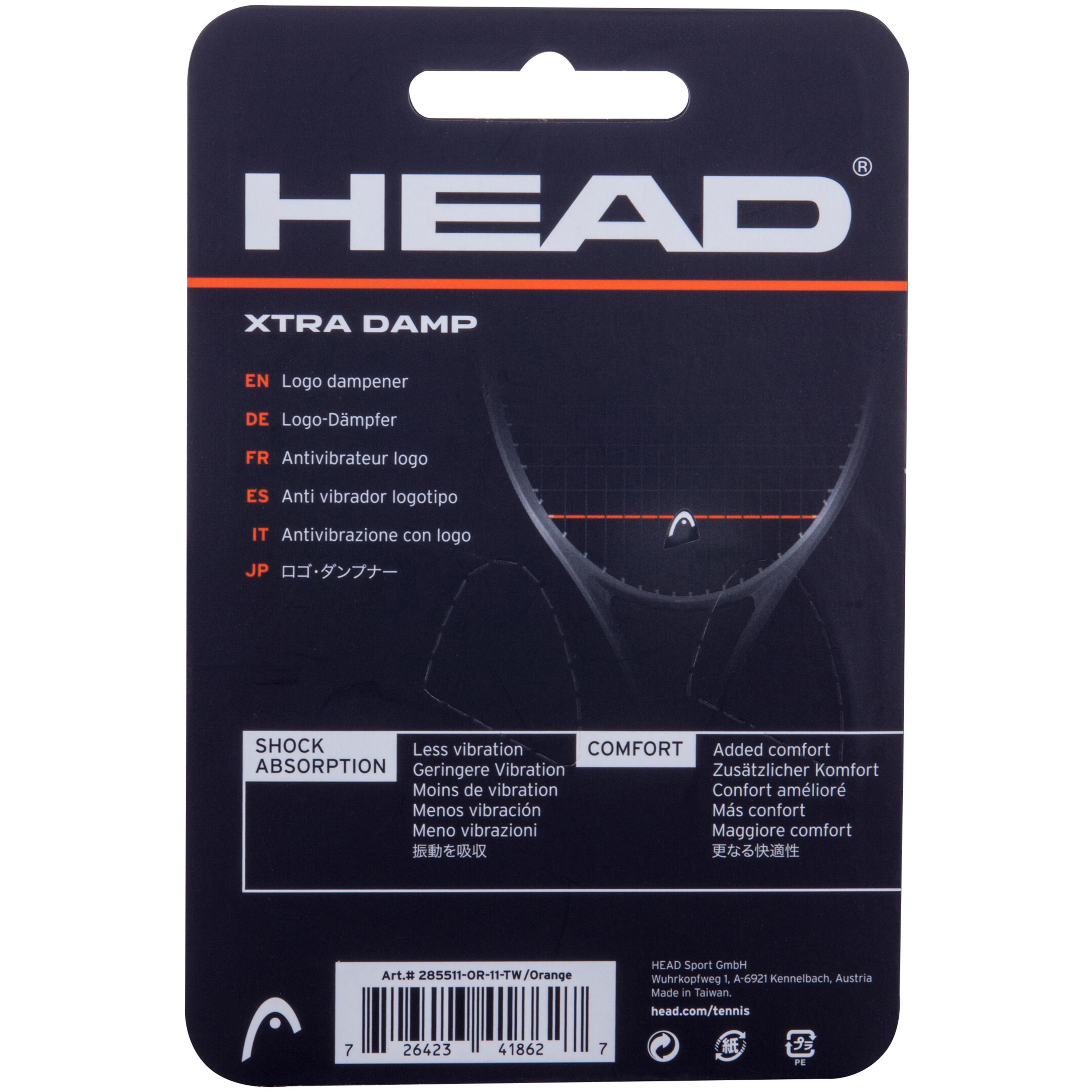 HEAD Pro Damp Tennis Dämpfer - 2er Pack Vibrationsdämpfer Für Tennisschläger