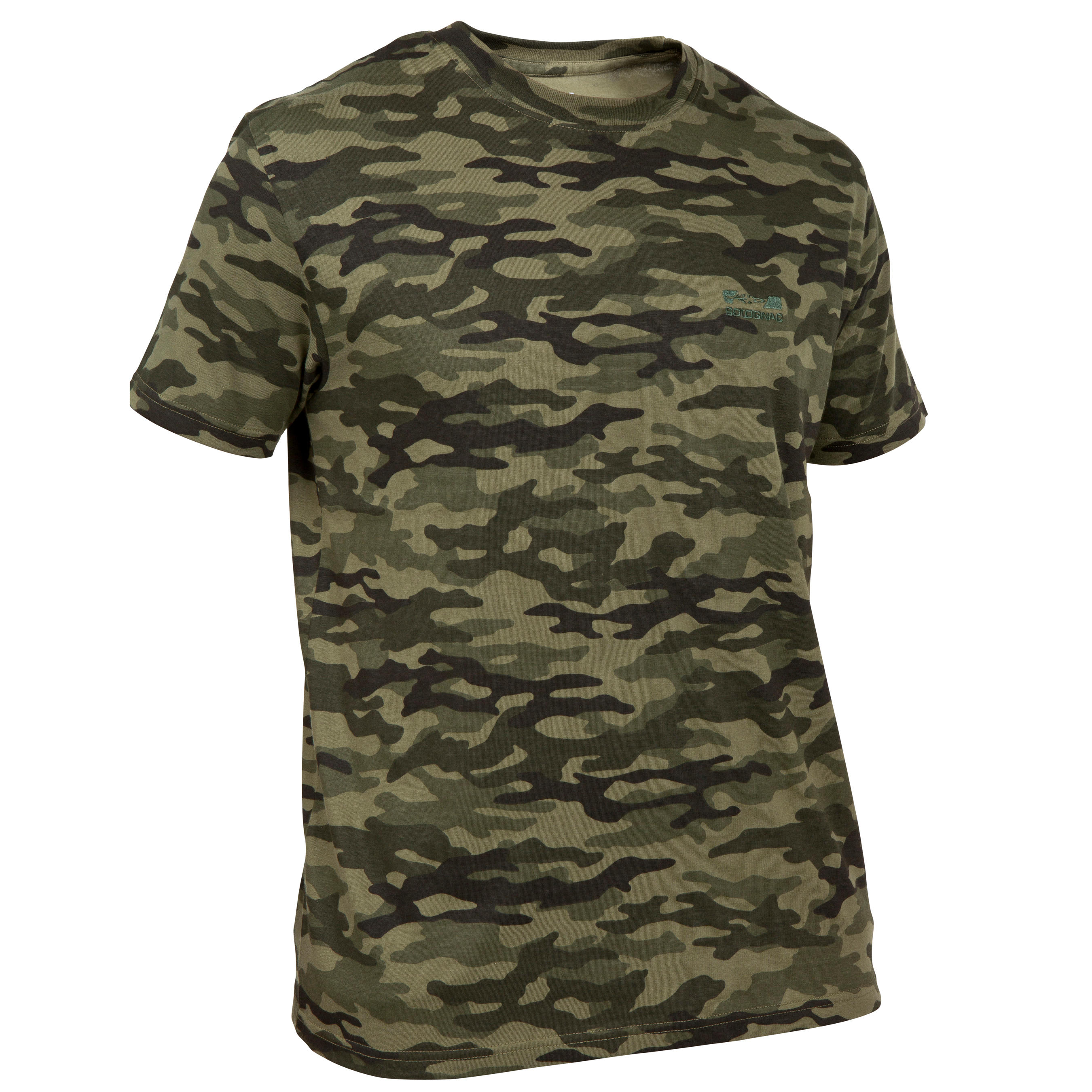 Maglia caccia 100 mimetica grigia SOLOGNAC Decathlon