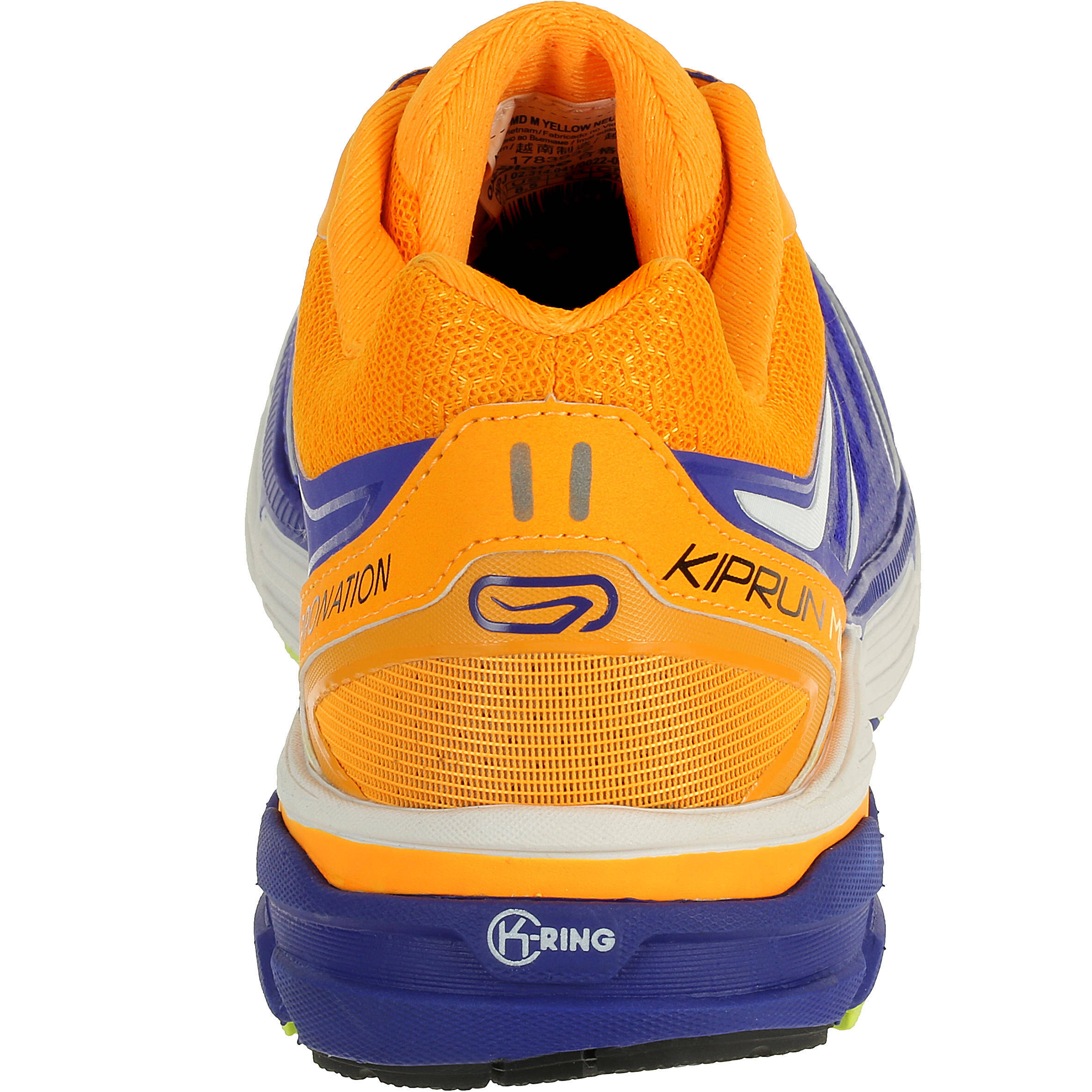 KIPRUN MD RUNNING SHOES BLUE ORANGE OVER-PRONATION -  5