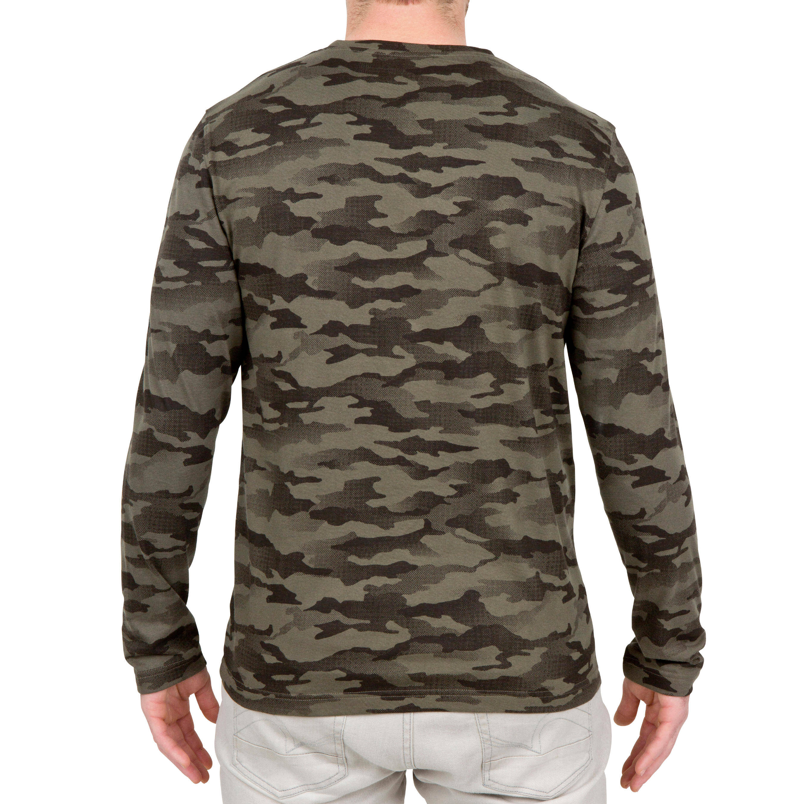 Men's Full Sleeve T-Shirt 100 Half-Tone Camo -  2