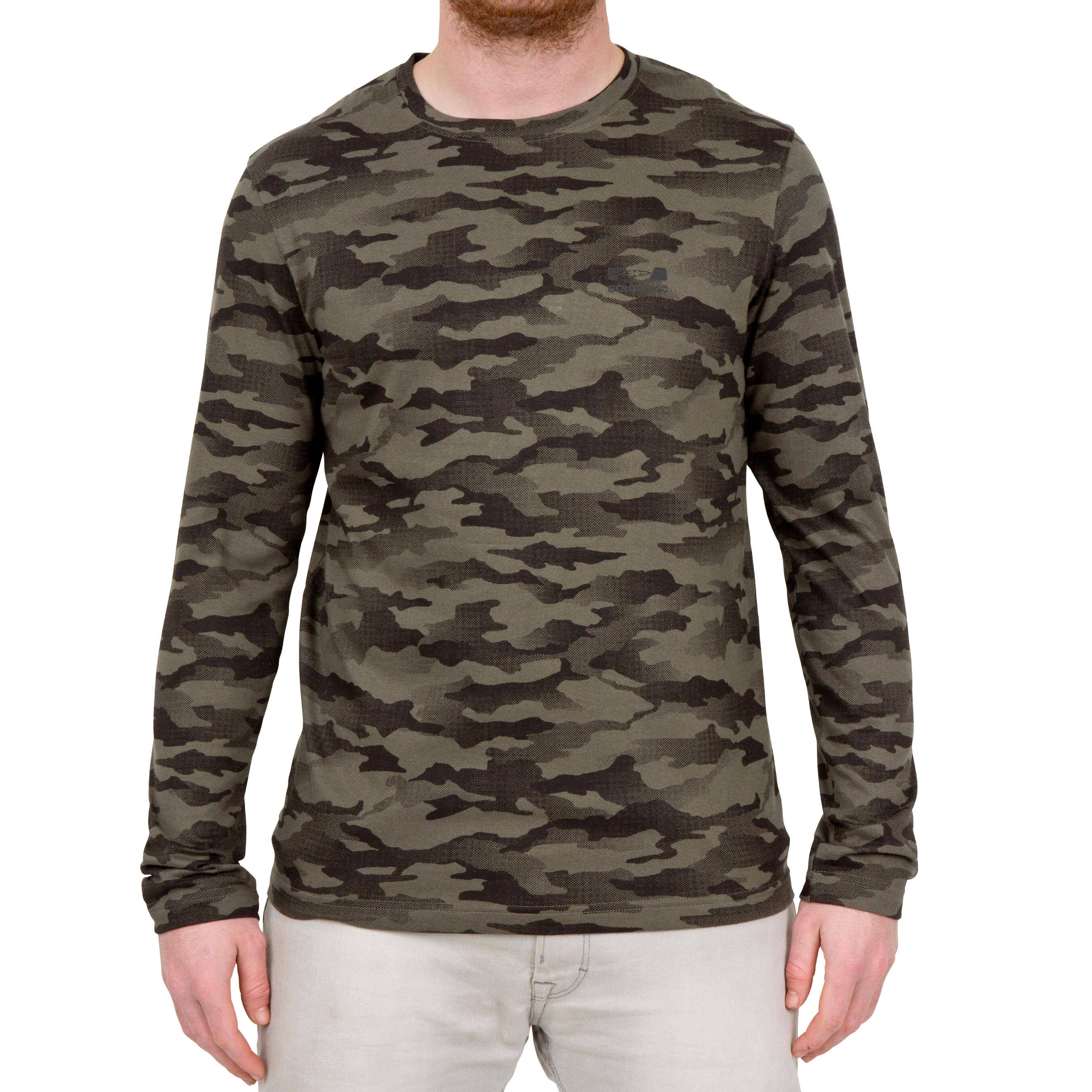 Men's Full Sleeve T-Shirt 100 Half-Tone Camo -  1
