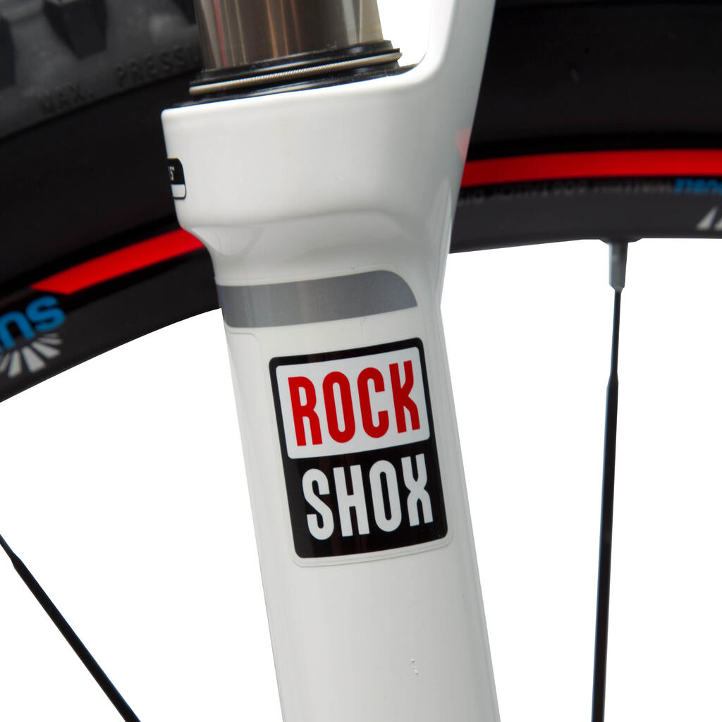 Gorsko kolo z vzmetenjem Rockrider 720 - belo