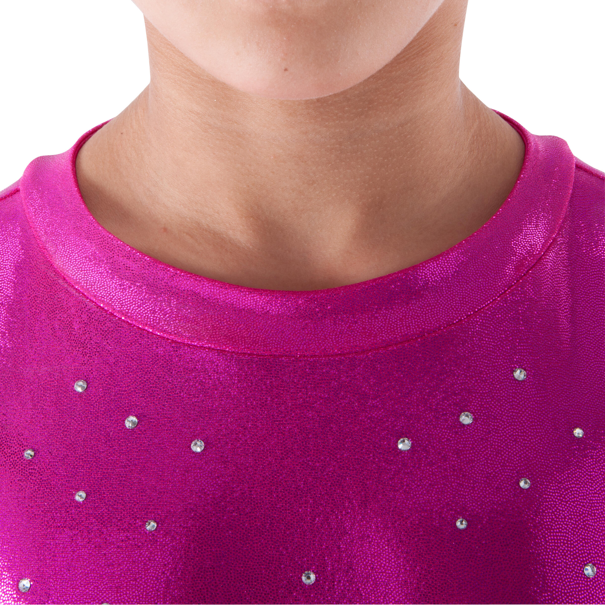 Girls' Gym Rain Strass Leotard - Pink 6/12