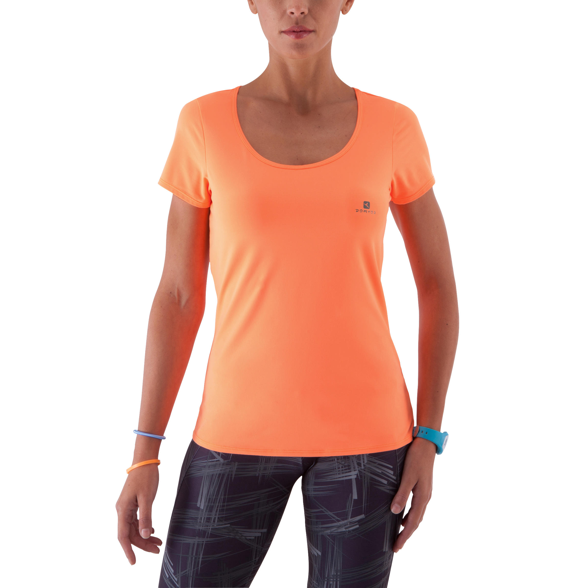 Energy Women's Fitness T-Shirt - Neon Orange 2/11