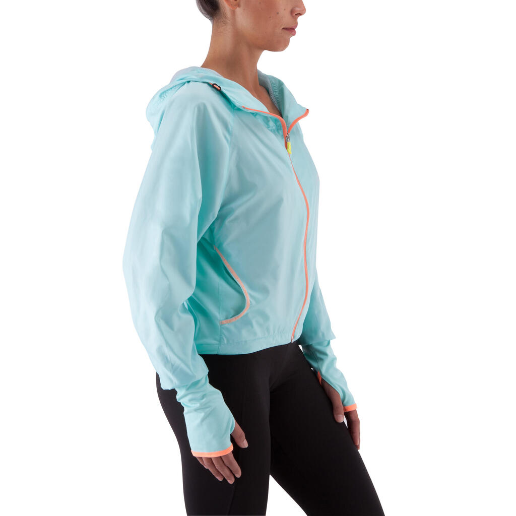 Trainingsjacke Beathe + Damen hellblau