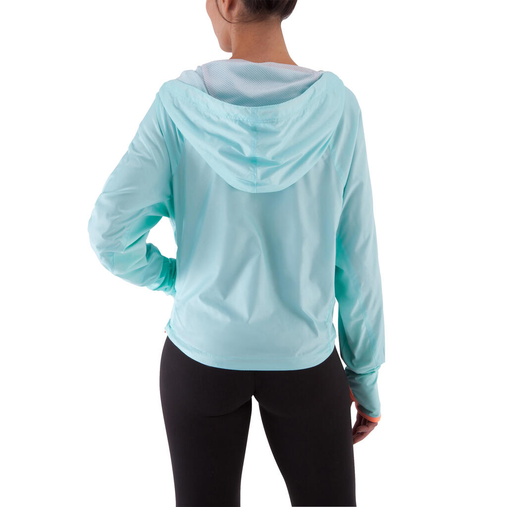 Trainingsjacke Beathe + Damen hellblau