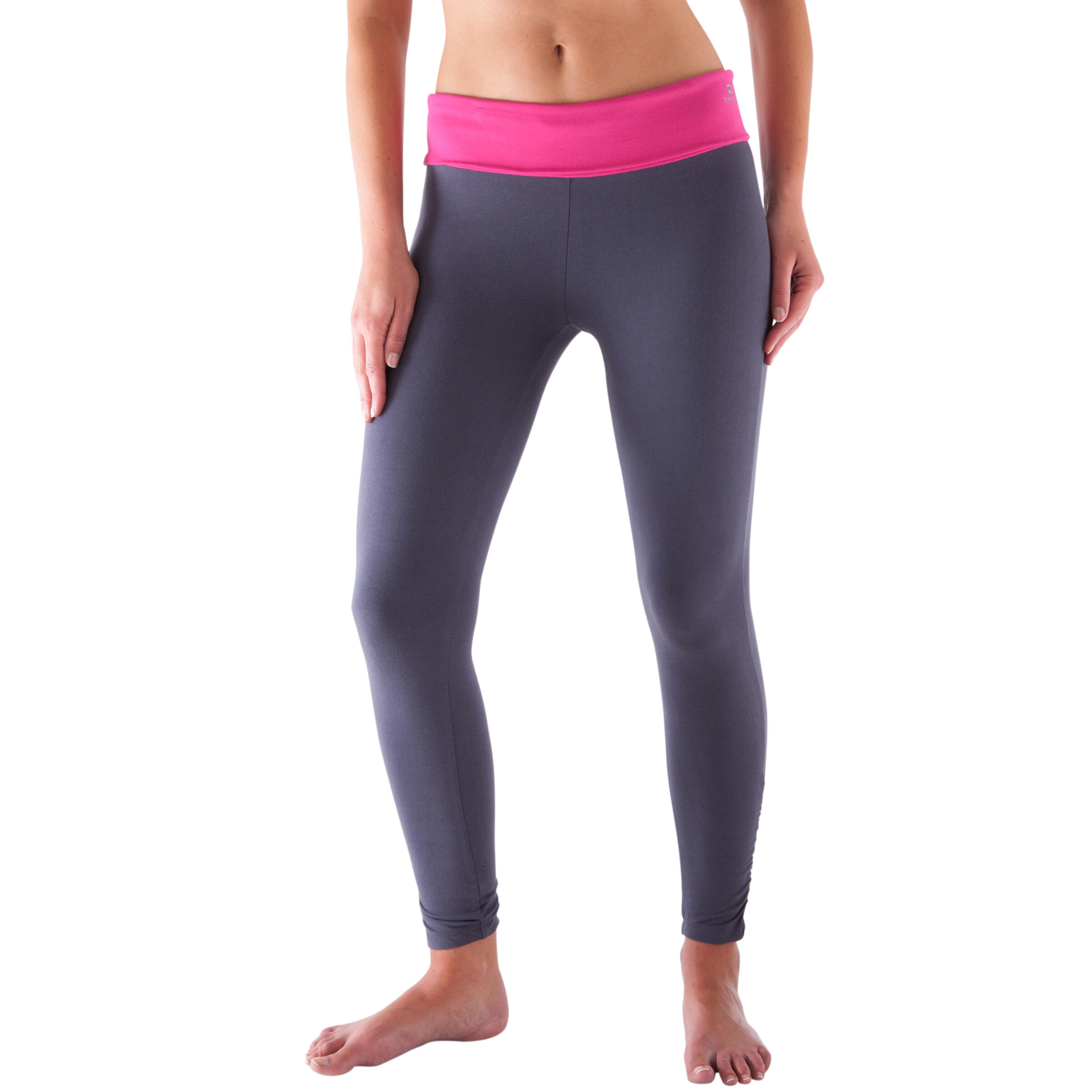 Women's Organic Cotton Yoga Leggings - Dark Grey 2/10