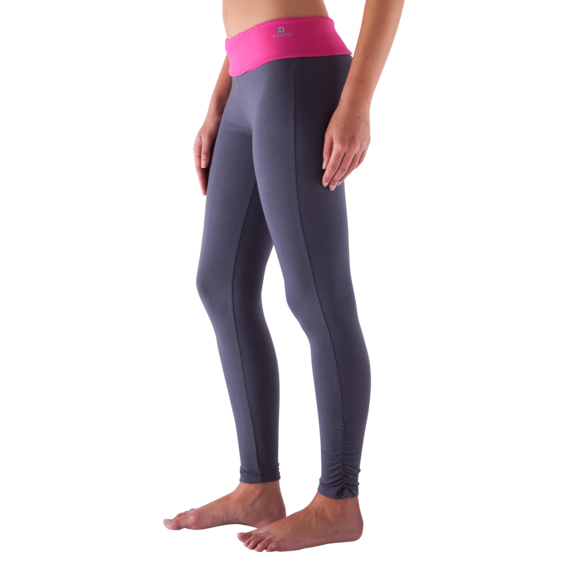 Women's Organic Cotton Yoga Leggings - Dark Grey 5/10