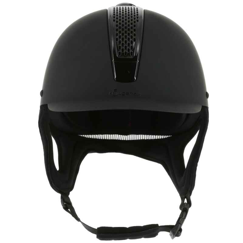 C700 Horse Riding Helmet Matte Black Decathlon