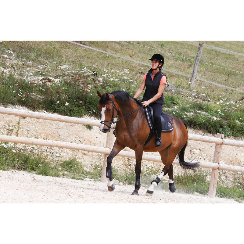 Bombe équitation C400 velours noir (tailles 52 à 59 cm)