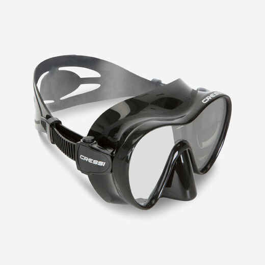 
      Adult Snorkelling and Sea Diving Frameless Mask Cressi F1 black
  