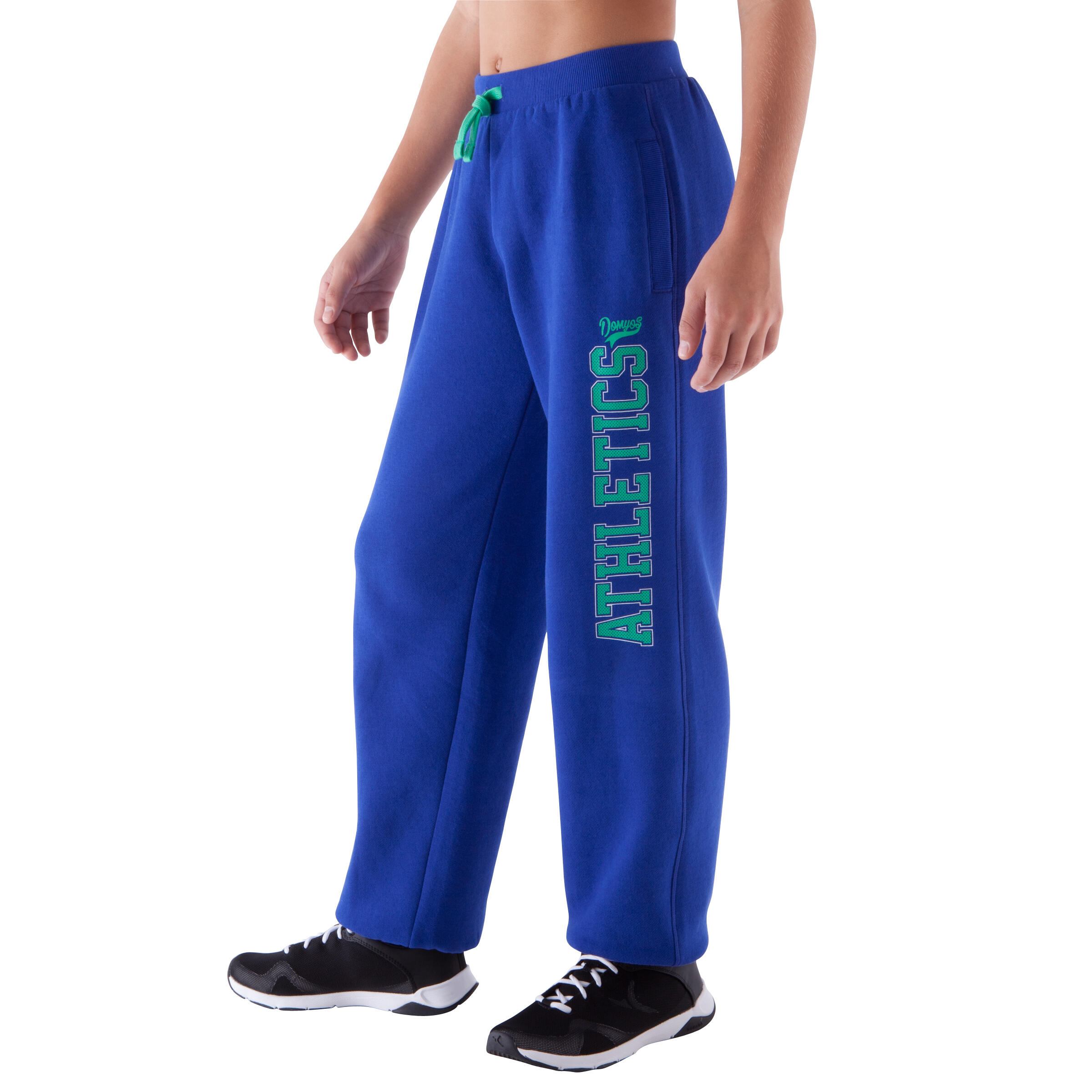 Boys' Brushed Jersey Gym Trousers - Blue 5/12