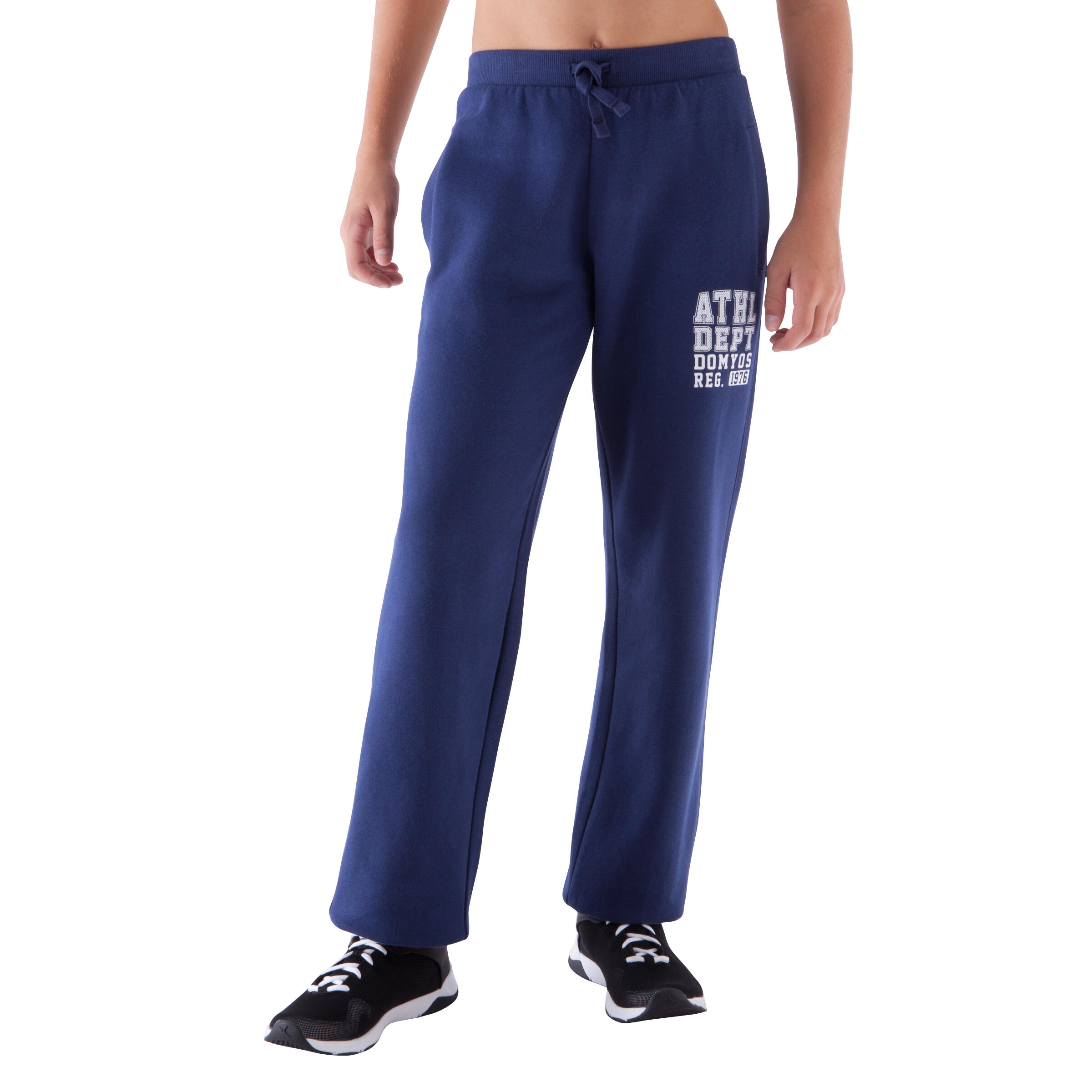 Boys' Brushed Jersey Gym Bottoms - Navy Blue 2/12