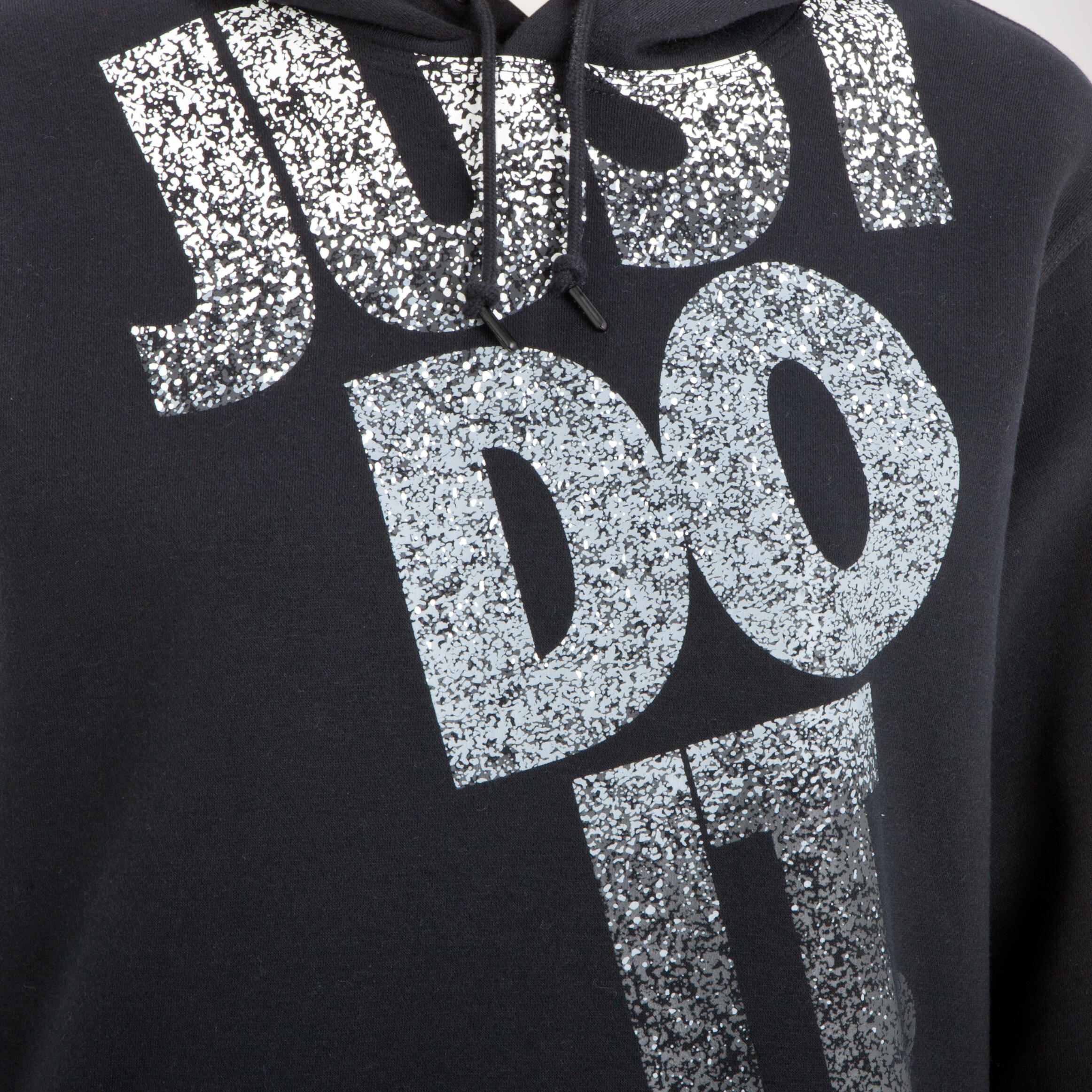 Fitness hoodie Nike Speckle voor heren zwart 3/4