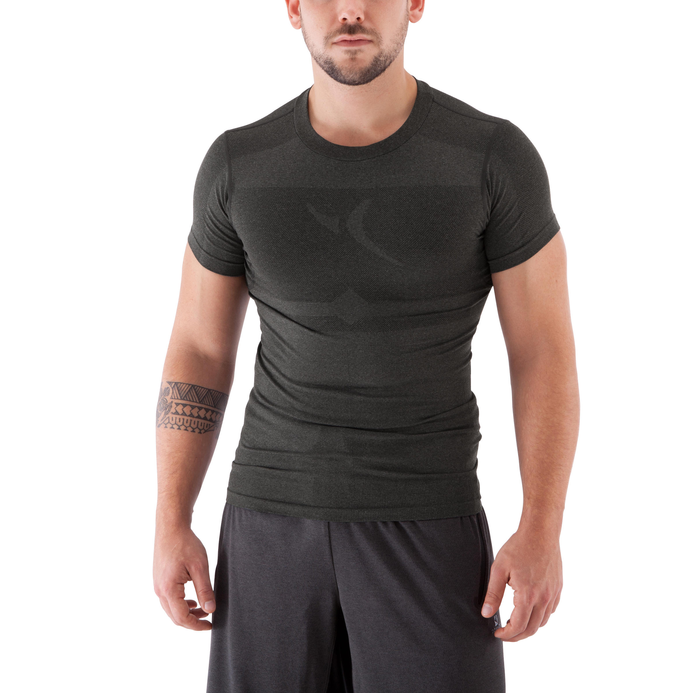 Bodybuilding Compression T-shirt - Dark Grey 2/13