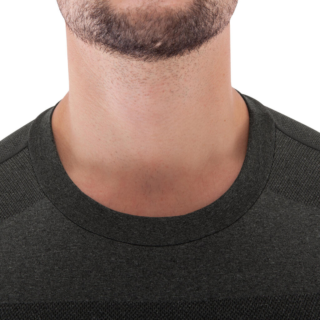 T-Shirt Compression Herren schwarz