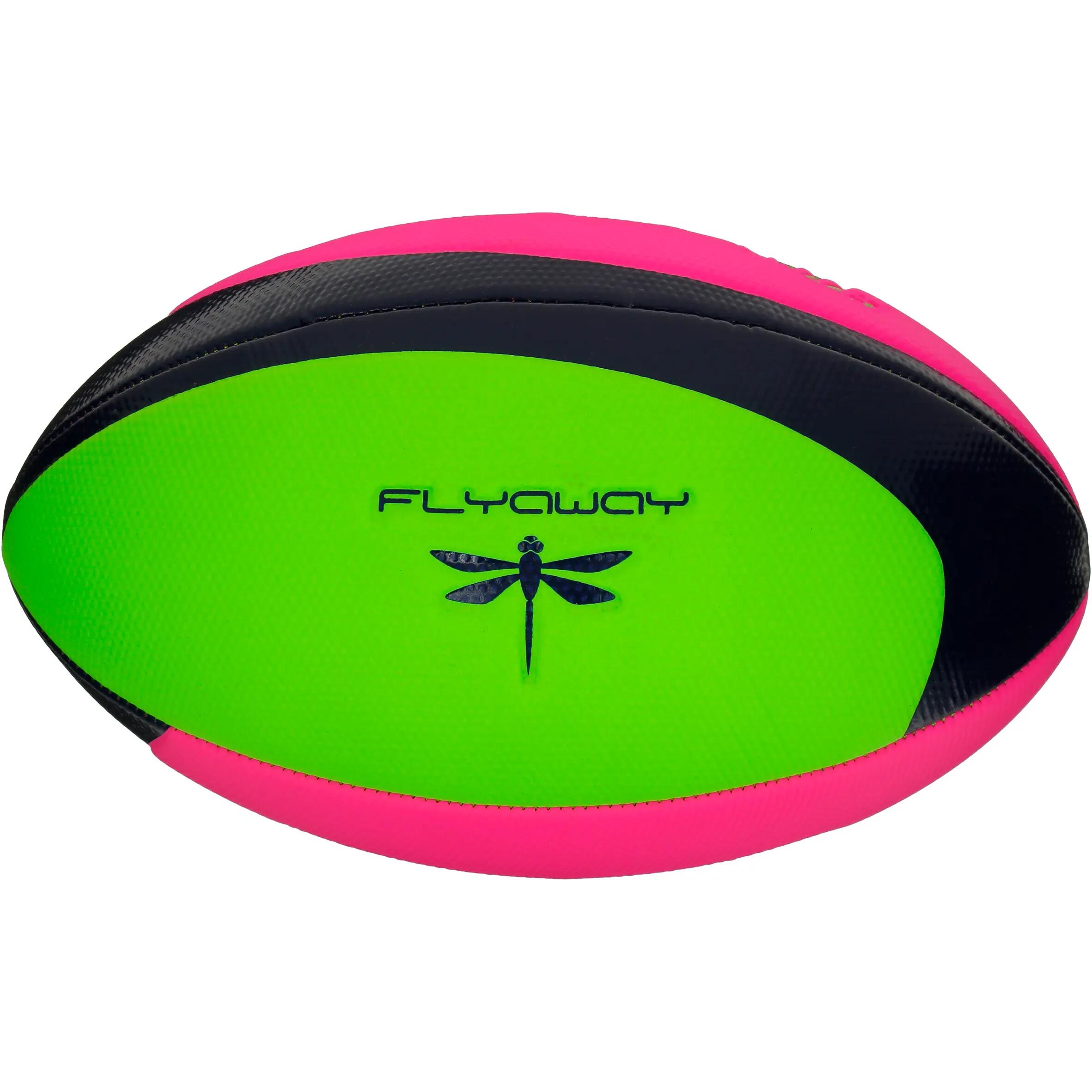 Beach Rugby Ball - Size 4 Green Pink 2/11