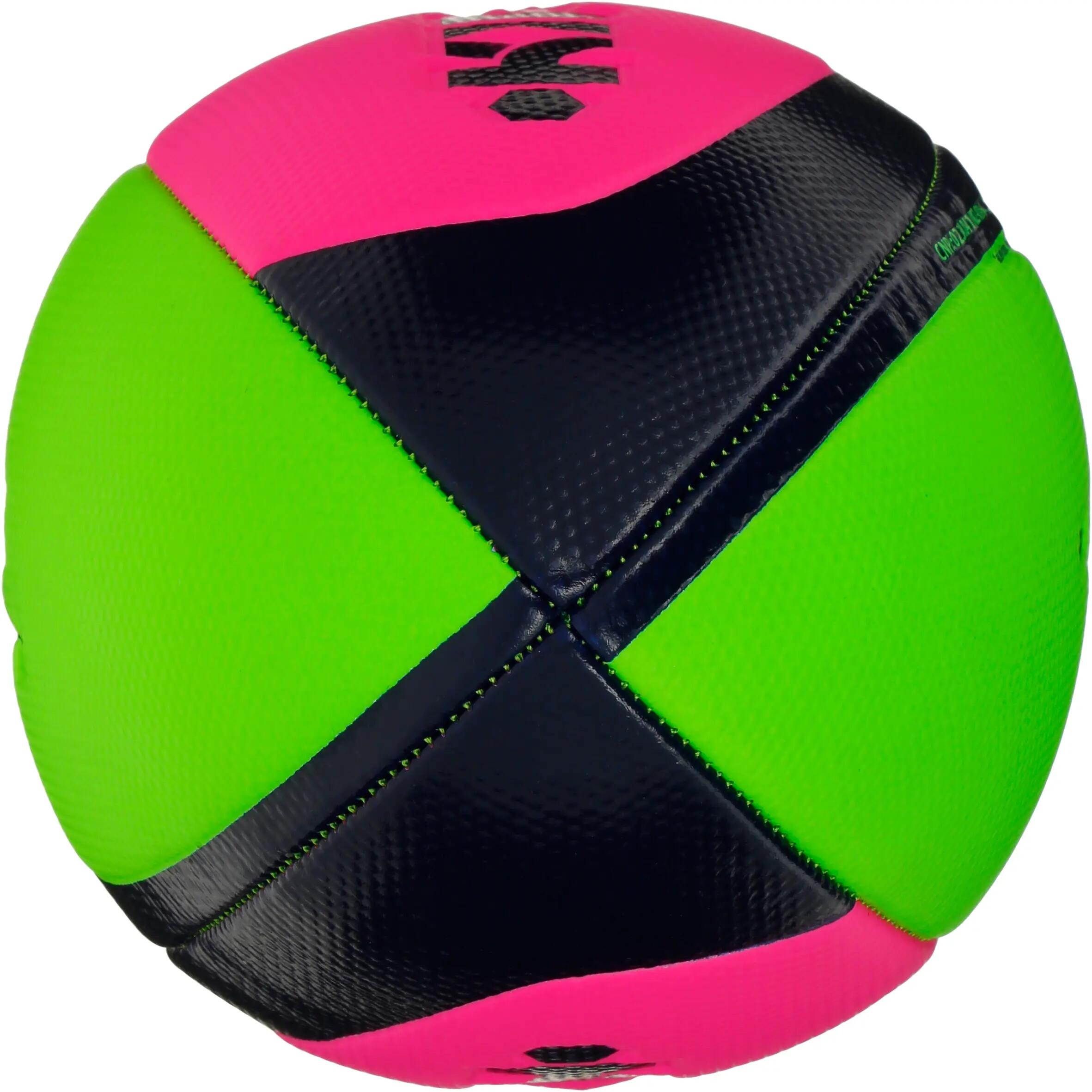 Beach Rugby Ball - Size 4 Green Pink 3/11