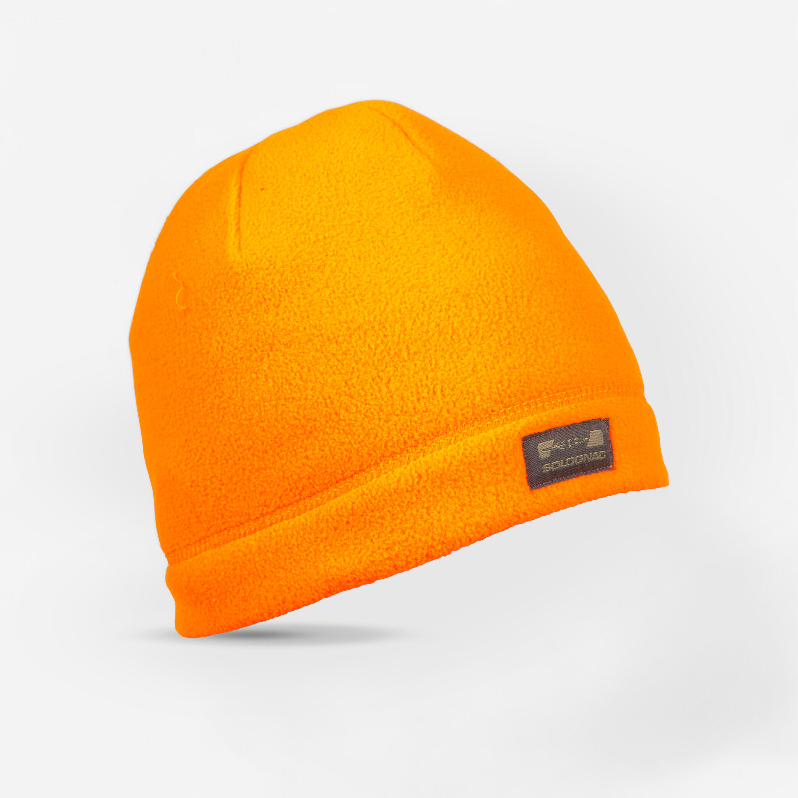 Berretto caccia pile 100 arancione SOLOGNAC | DECATHLON