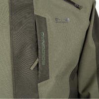 VESTE TRAQUE CHASSE SUPERTRACK 300 IMPERMEABLE VERT