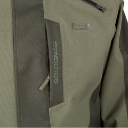 VESTE TRAQUE CHASSE SUPERTRACK 300 IMPERMEABLE VERT