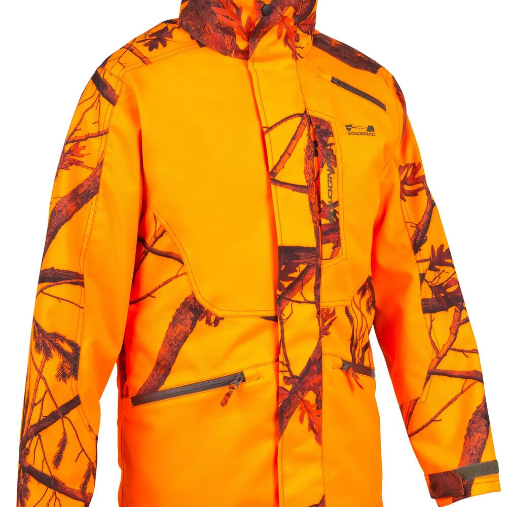 
Veste résistante, imperméable et de haute visibilité.