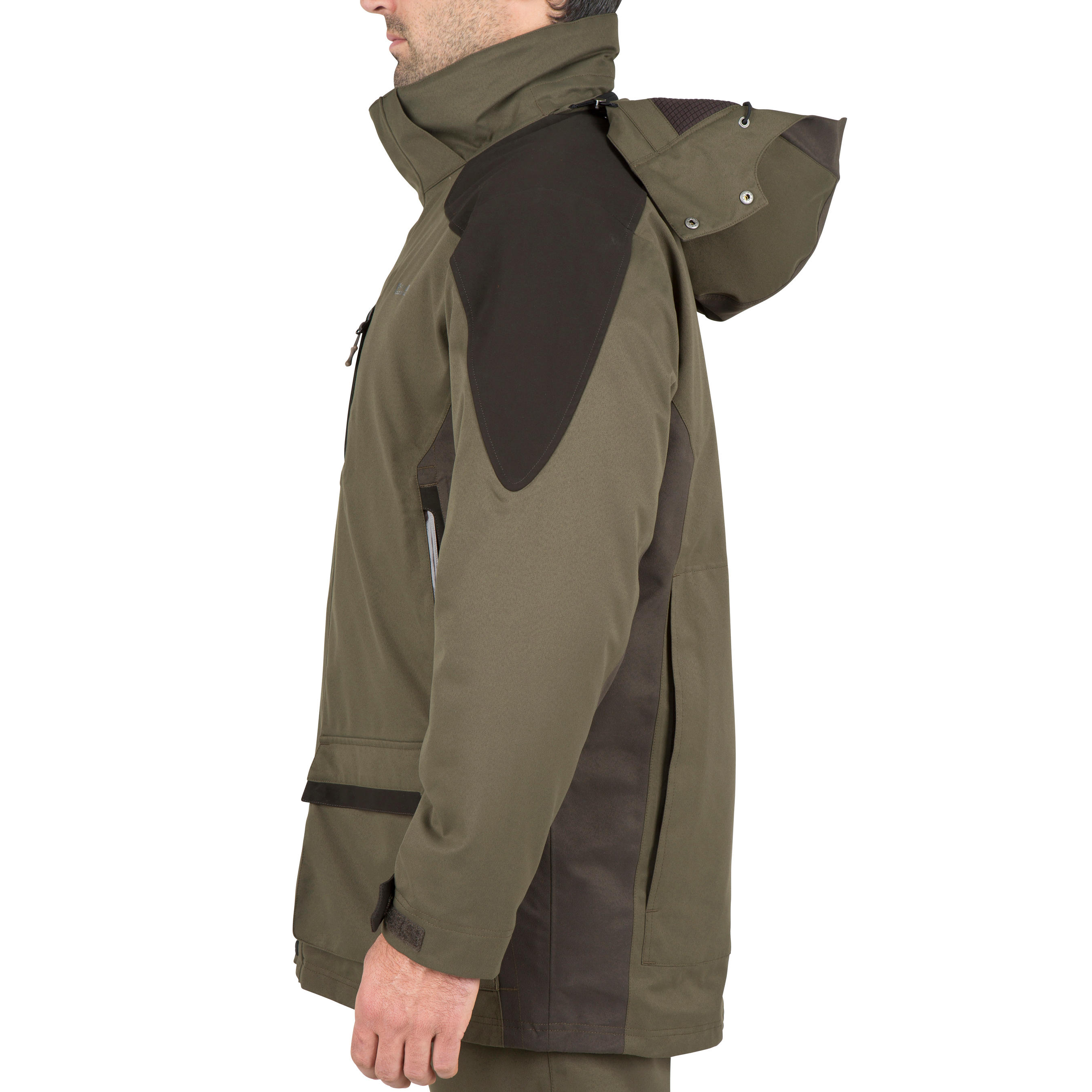 WATERPROOF AND SILENT HUNTING PARKA 520 GREEN 5/25