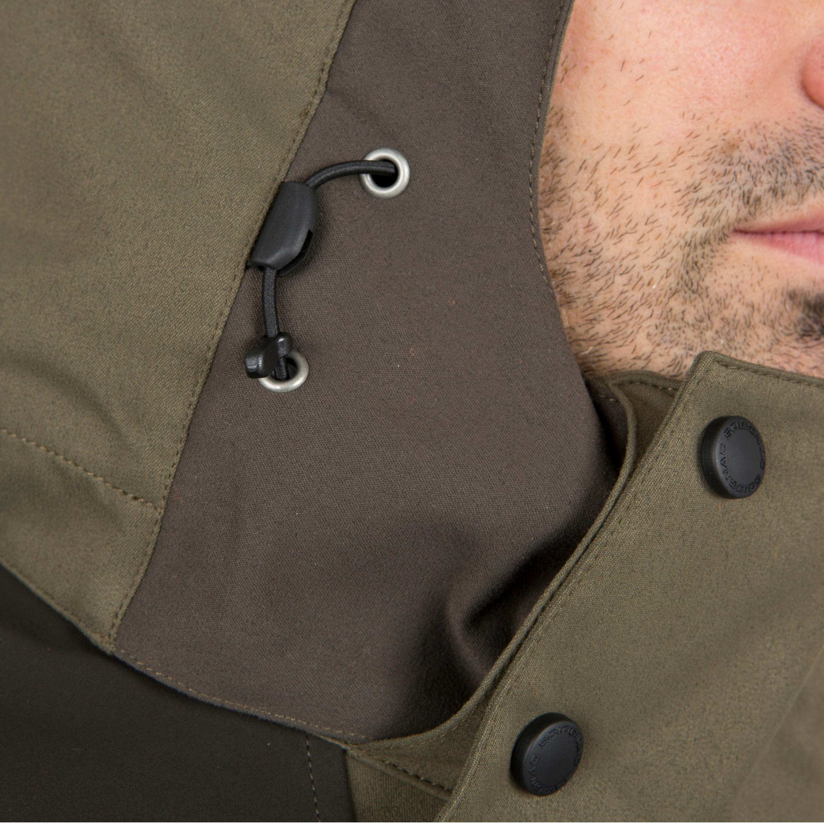 WATERPROOF AND SILENT HUNTING PARKA 520 GREEN 11/25