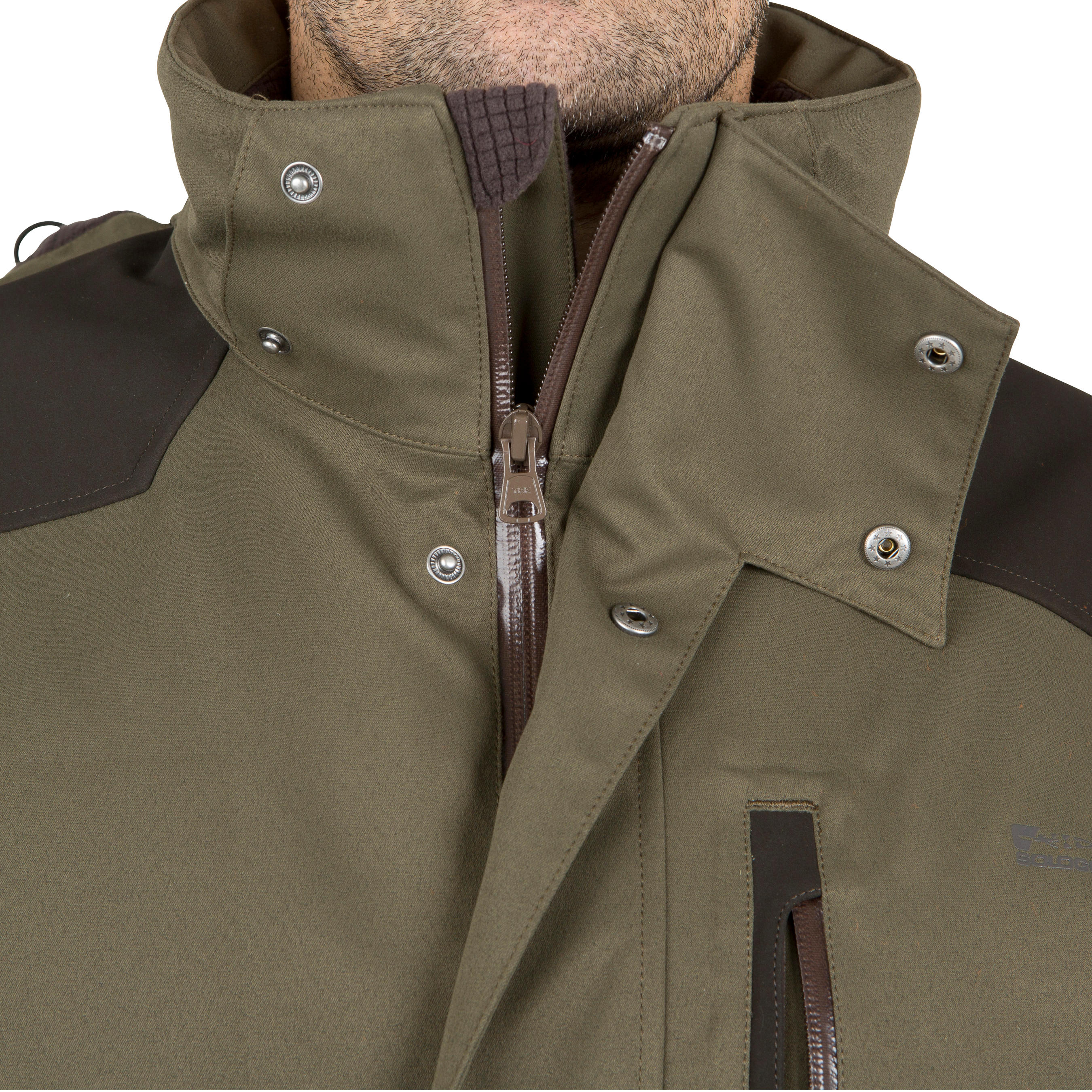 WATERPROOF AND SILENT HUNTING PARKA 520 GREEN 12/25