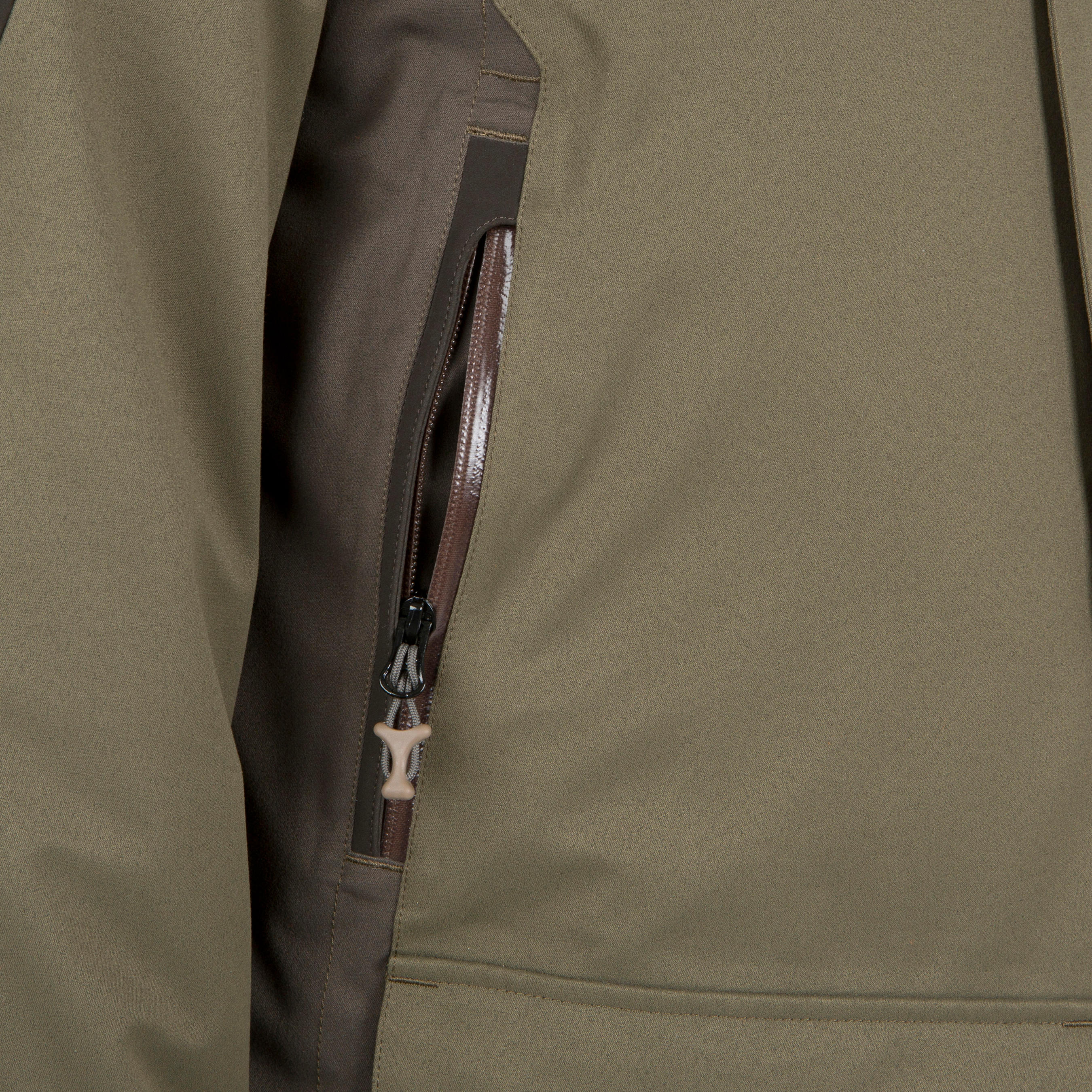 WATERPROOF AND SILENT HUNTING PARKA 520 GREEN 14/25