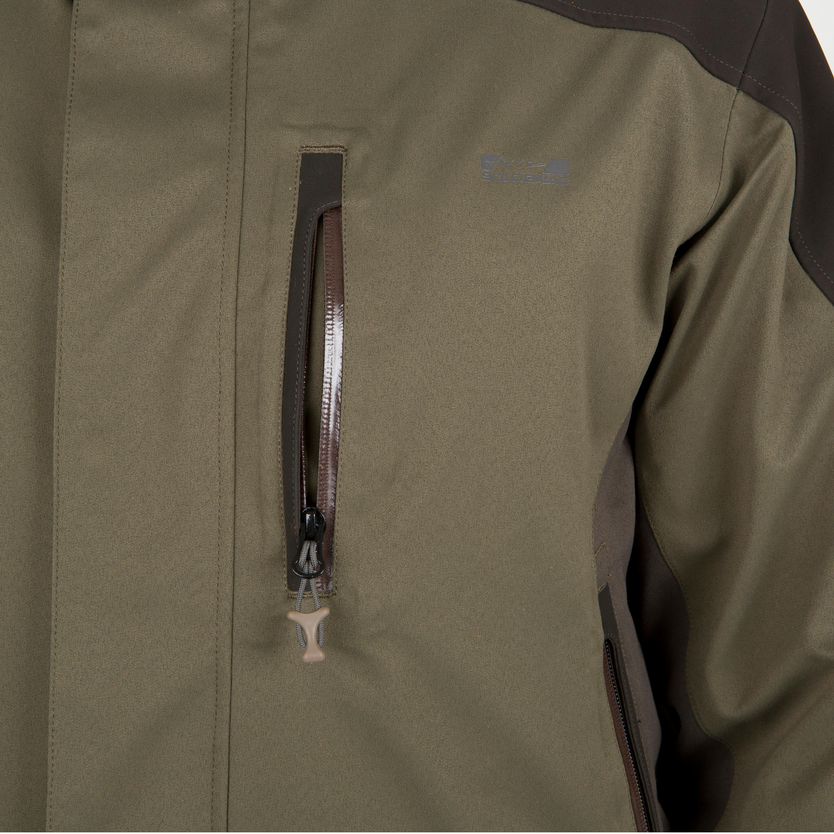 WATERPROOF AND SILENT HUNTING PARKA 520 GREEN 17/25