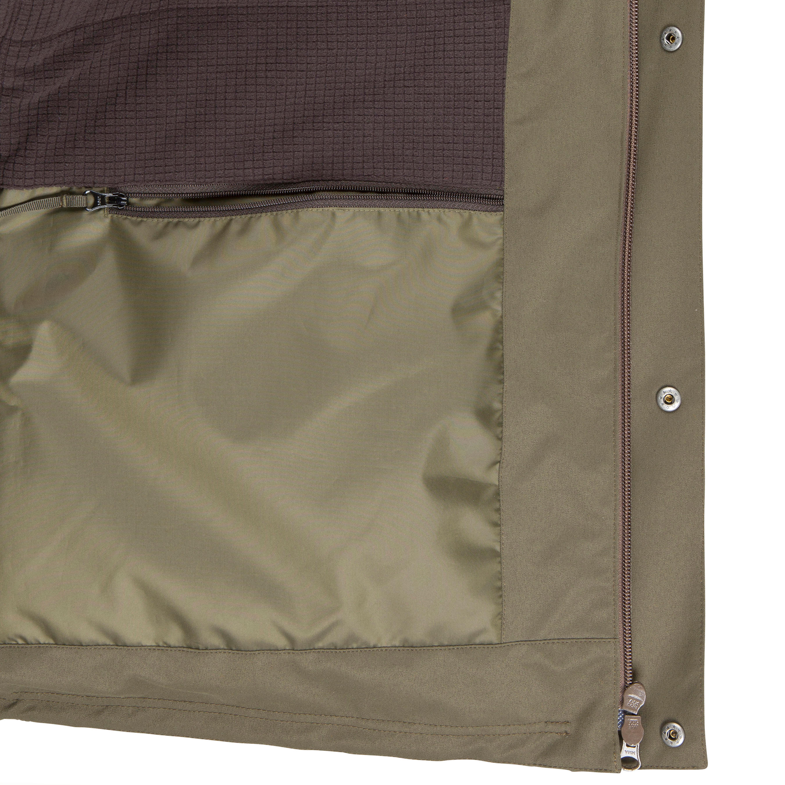 WATERPROOF AND SILENT HUNTING PARKA 520 GREEN 18/25