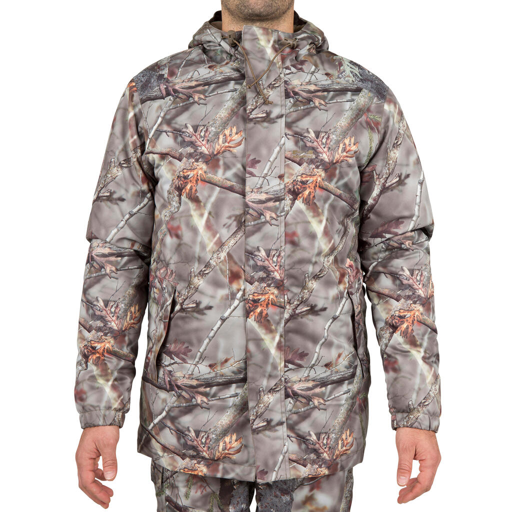 Jagd-Regenjacke 100 warm Treemetic 