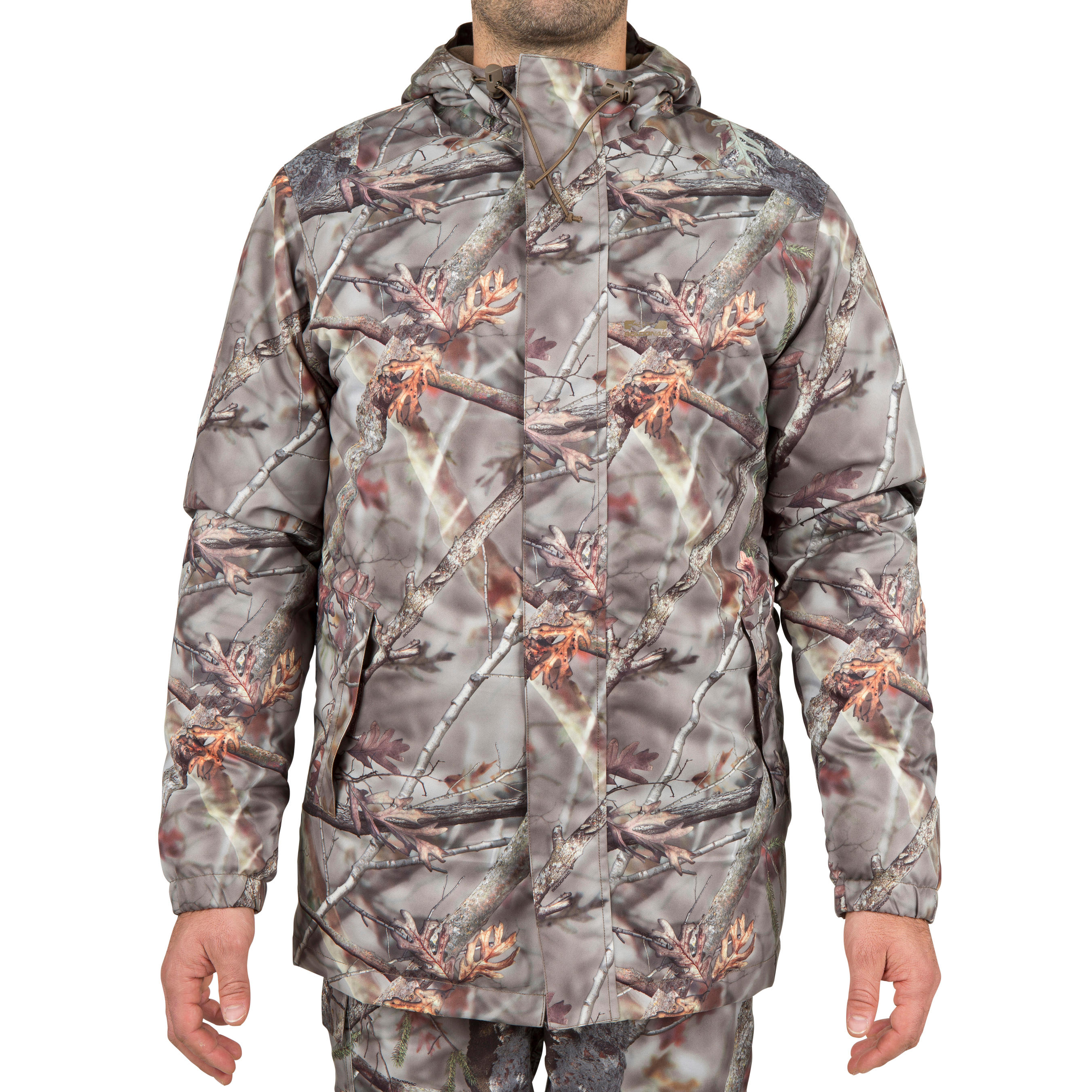 CASACO QUENTE DE CAÇA 100 CAMUFLADO CASTANHO 3/13