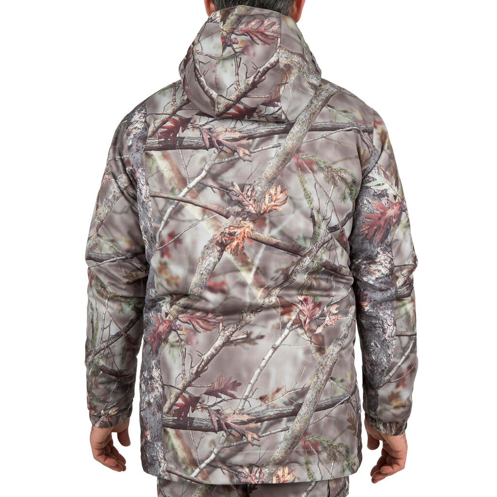 Jagd-Regenjacke 100 warm Treemetic 