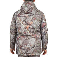 WARM HUNTING JACKET 100 CAMOUFLAGE BROWN