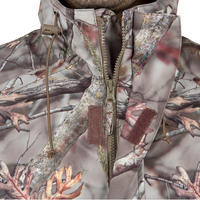 WARM HUNTING JACKET 100 CAMOUFLAGE BROWN