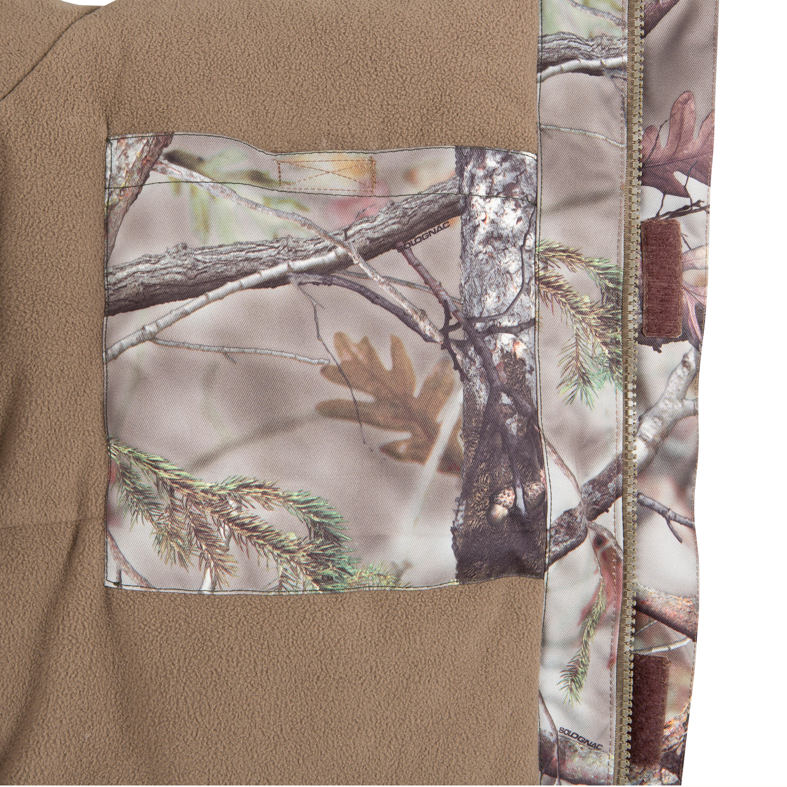 CASACO QUENTE DE CAÇA 100 CAMUFLADO CASTANHO 13/13