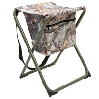Камуфляжный стул с карманом для охоты Solognac