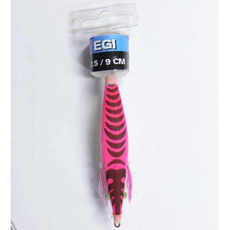Jibionera Jiggy Pesca Sepias Calamares Flotante Rosa 2,5 9 cm