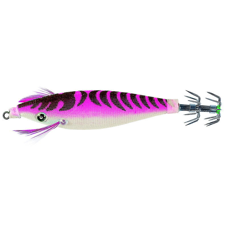 Jibionera Jiggy Pesca Sepias Calamares Flotante Rosa 2,5 9 cm