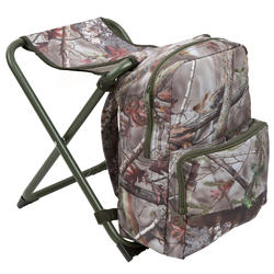 Chaise chasse sac à dos camouflage marron