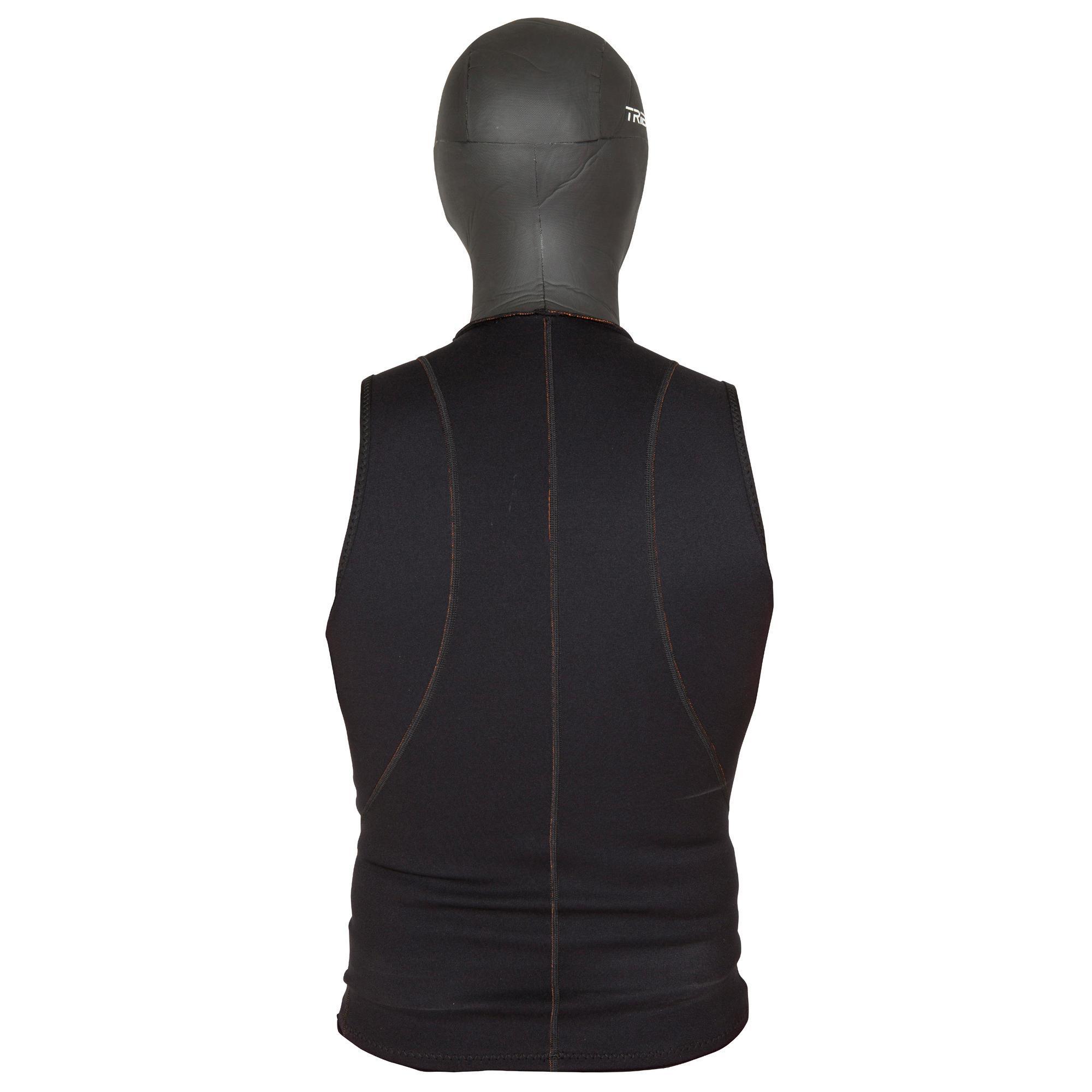 Neoprene top 1 mm with integrated surf hood 2 mm