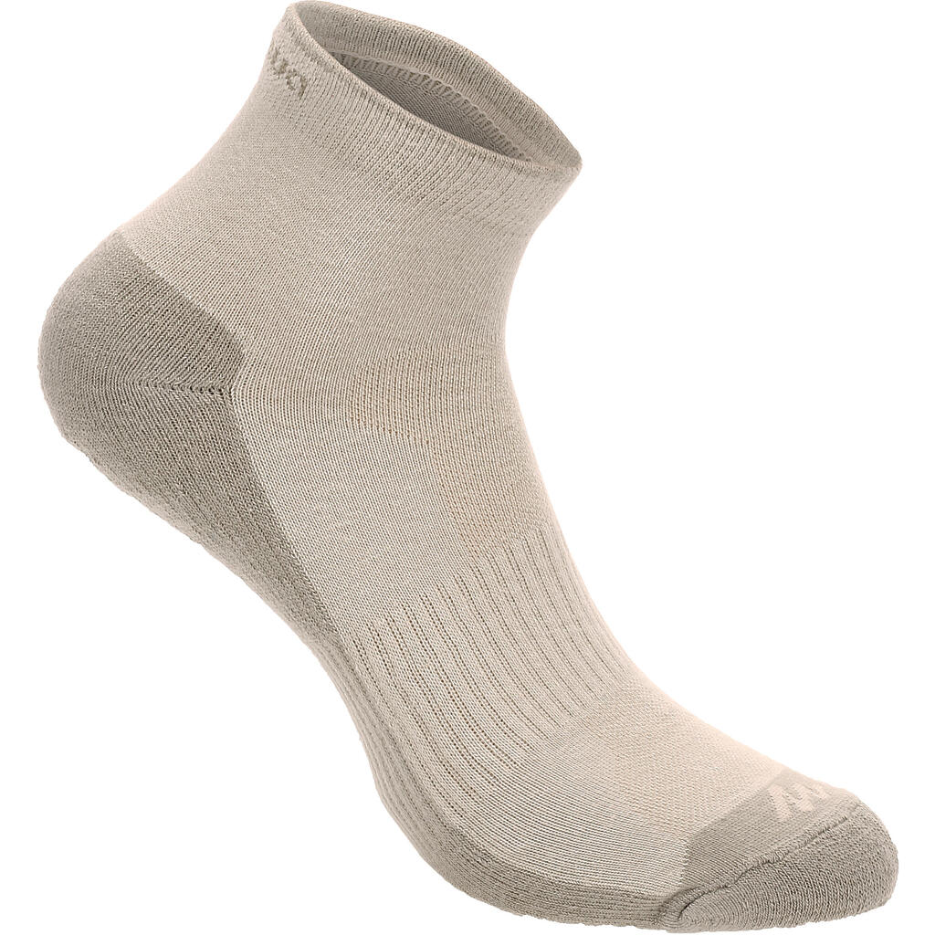 Walking Mid Socks - 2 Pack - Beige