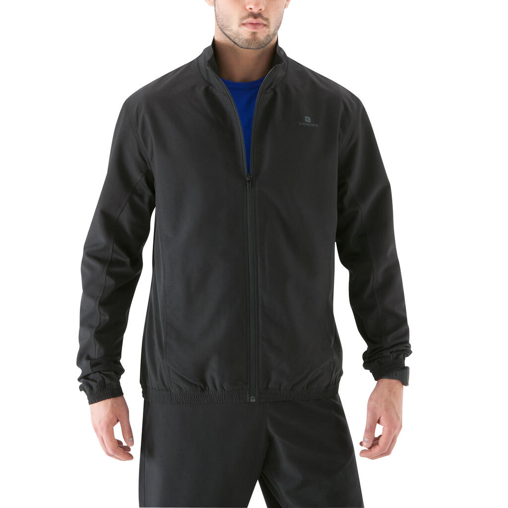Fja 100 cardio fitness tracksuit jacket - black