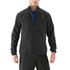 Men gym tracksuit  jacket polyester fja 100 - black