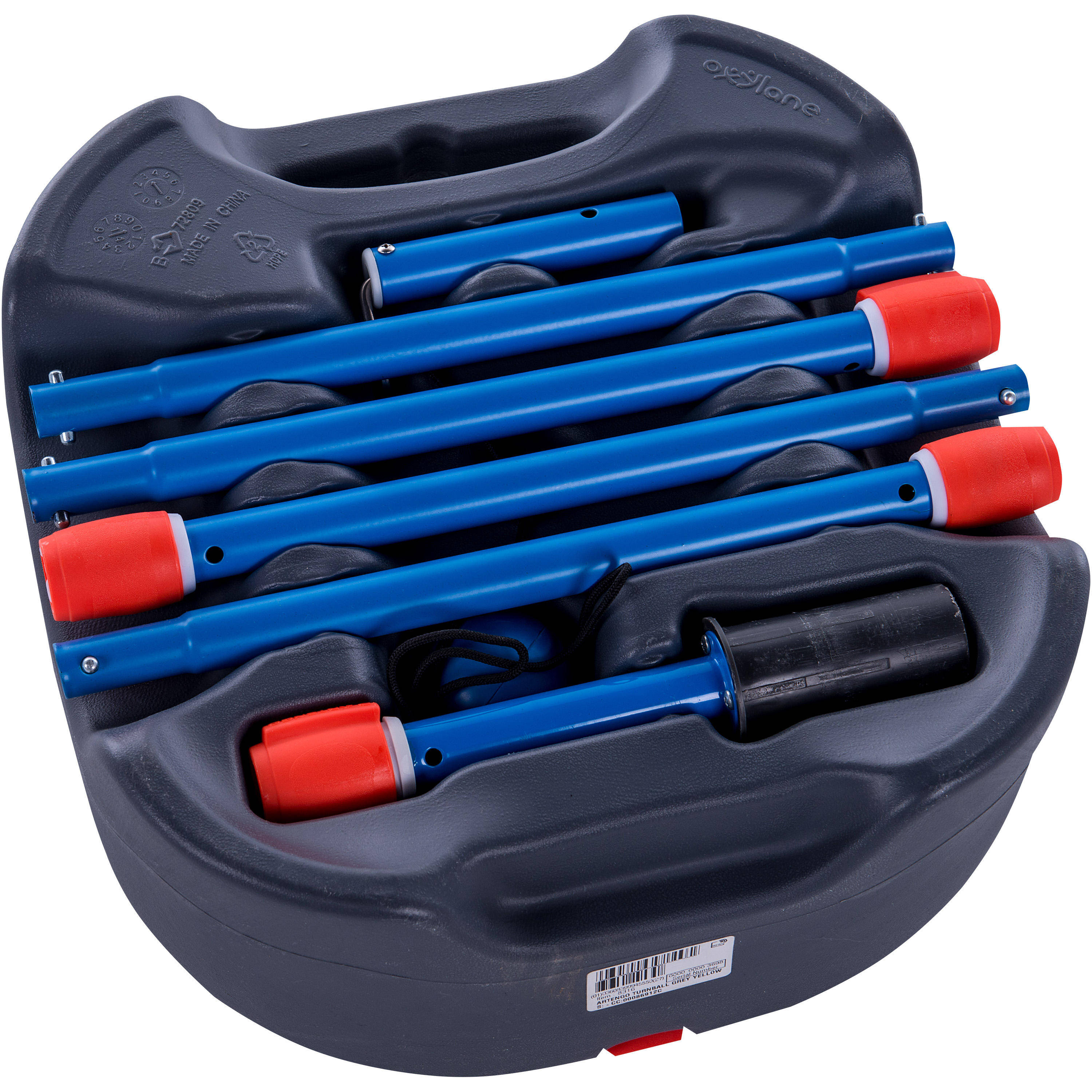 Speedball Set Turnball (1 post, 2 bats and 1 ball) - Grey/Blue -  2