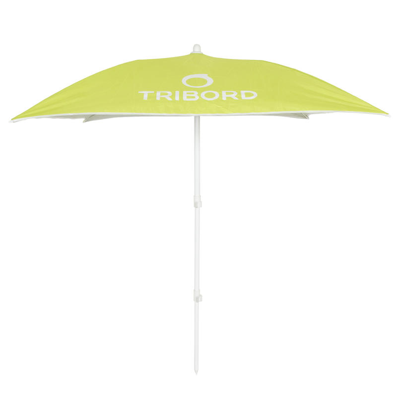 PARUV Compact Beach Umbrella Green Decathlon